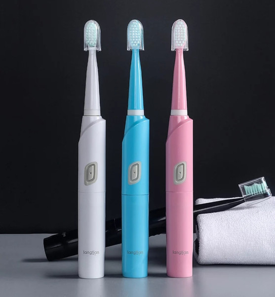 Adult home battery multi-mode high frequency denture soft hair automatic waterproof high clean health comfortable electric toothbrush