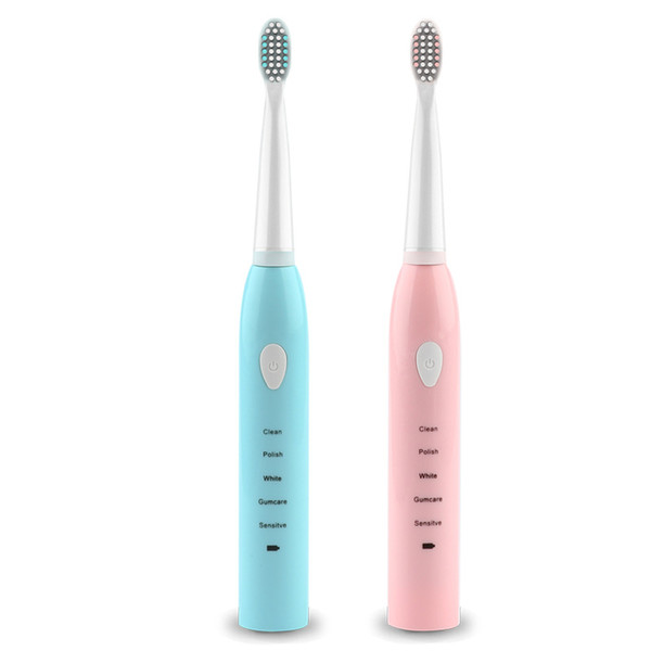 Electric toothbrush Sonic vibration 5 stage adult household ultrasonic toothbrush soft hair OEM processing