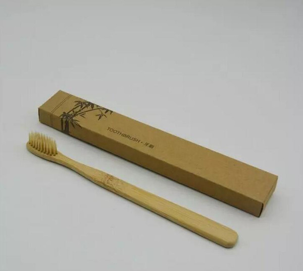 wholesale Personalized Bamboo Toothbrushes Tongue Cleaner Denture Teeth Travel Kit Tooth Brush Made in China 1000pcs