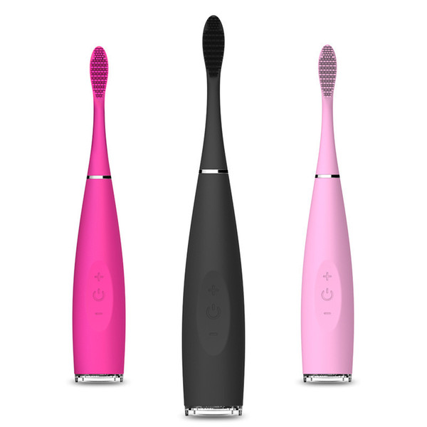 silicone electric tooth brush Sonic Wave Clean oral brushes Soft toothbrush Lazy Electric Toothbrush Quickly clean teeth D19011606