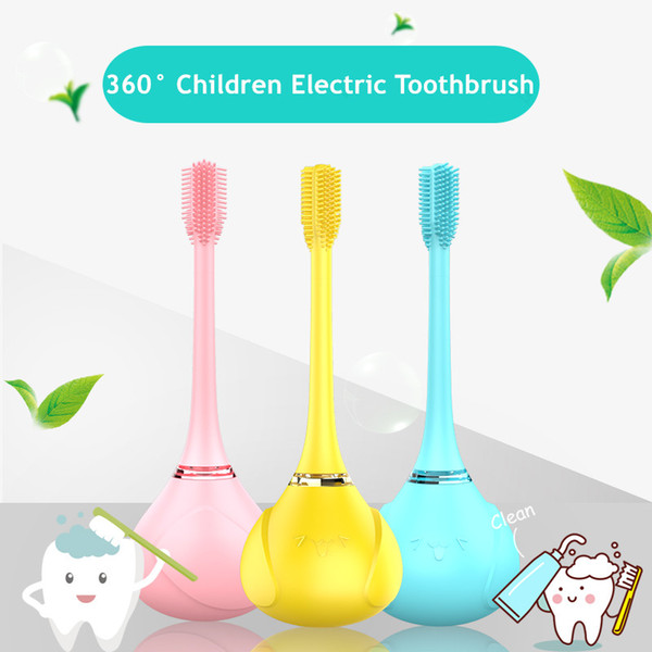 Lanbeibei 360 Degrees Children Electric Toothbrush Wireless Rechargeable Teeth Brush Oral Care Dental Equipment Free Shipping