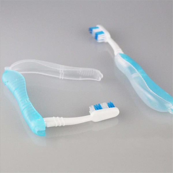 Hygiene Oral Portable Disposable Foldable Travel Camping Toothbrush Hiking Tooth Brush Tooth Cleaning Tools