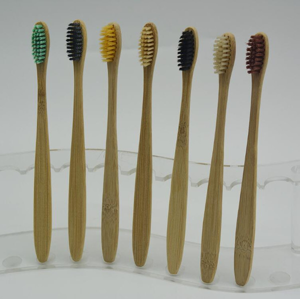 dhl free shipping newest Fashion Bamboo Toothbrush Environmentally Toothbrush Bamboo Toothbrush Soft Nylon Bamboo Toothbrushes for Hotel