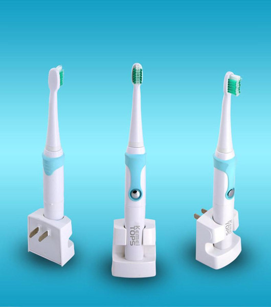 Kemei KM907 Rechargeable Electric Toothbrush Ultrasonic Tooth Brush teeth Rechargeable Tooth Brush with 3 Replacement Heads DHL Free Ship