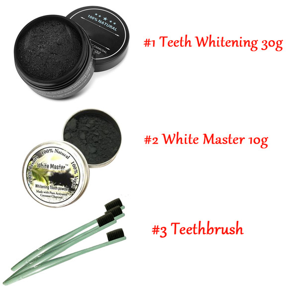 All Natural and Organic Activated Charcoal Teeth Cleaning Tooth and Gum Powder + toothbrush set Total teeth Whites good quality