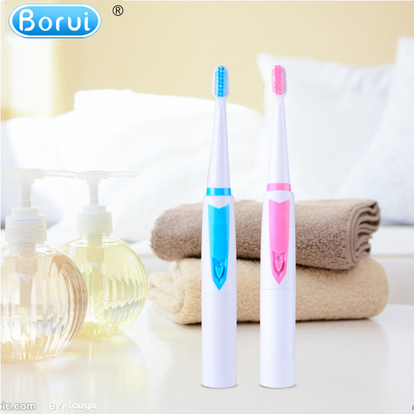 Hotsale BORUI Hot Sell Battery Operated Electric Toothbrush with 4 Brush Heads and 4 another brushes head Oral Hygiene Health Products