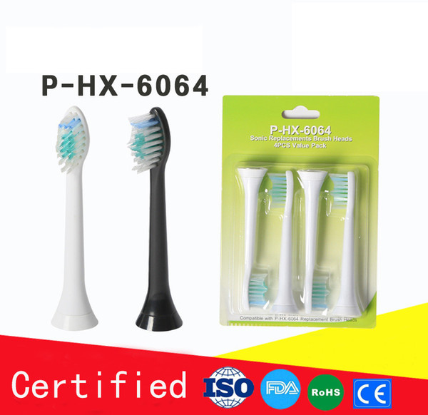 Factory direct Metal Ring Electric Toothbrush Head P-HX-6064/DiamondClean with Discoloration Reminder Fading