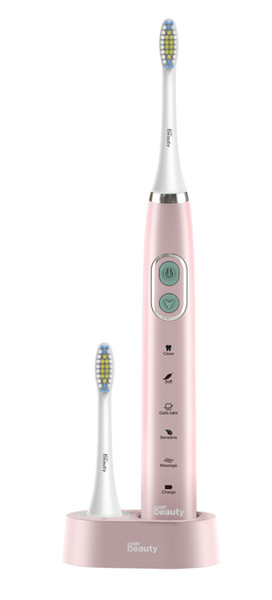 electric toothbrush with handle can be compatible with Oral brush heads Battery Powered Rechargeable Waterproof Toothbrush Manufacturer