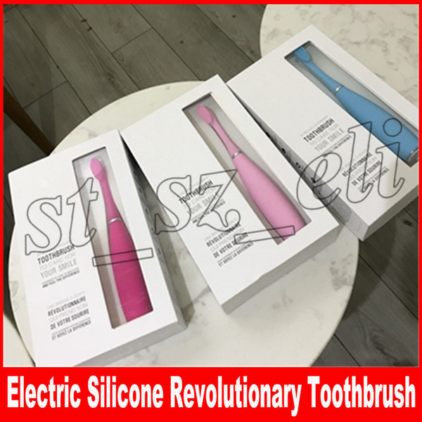 Silicone Sonic Electric Toothbrush USB Charging Teeth Tooth Brush Waterproof Deep Clean Teeth Protect Oral Health 3 colors