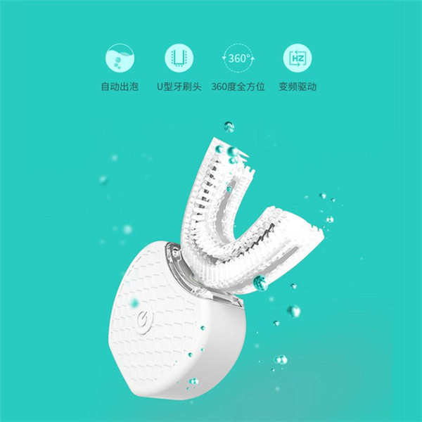 Blue Light Automatic Electric Toothbrush Soft Silicone Brush Waterproof Travel Fashion Sonic Vibration 360 Full Angle Oral Hygiene Teeth