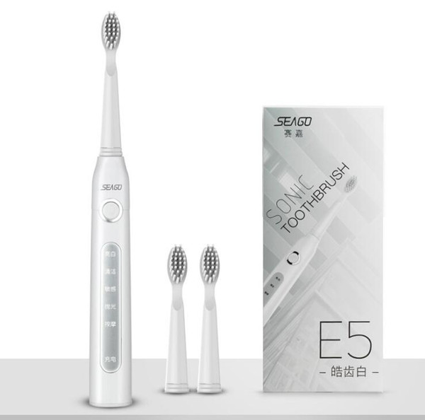 Electric Toothbrush SG-E5 Smart Electric Ultrasonic Whitening Toothbrushs Charging Frequency Conversion Waterproof Two Colors