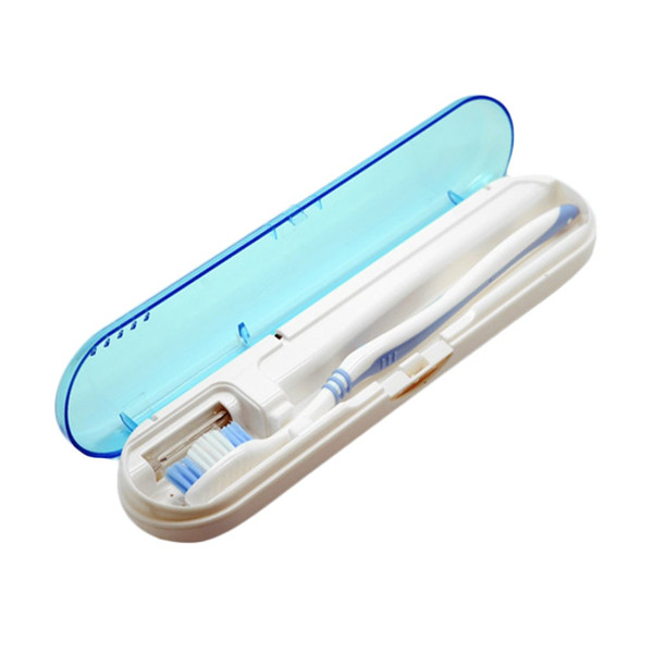 Toothbrush Sterilizer Camping Kit for Oral Care UV Toothbrush Sanitizer Battery Supply Personal Oral Hygiene Must Have Dental Clinic Gift