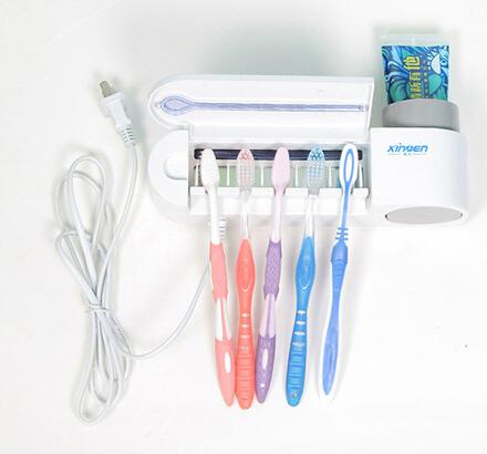 NEW ARRIVAL Toothbrush sanitizer ultraviolet sterilization keep toothbrush clean all days put 5 toothbrushes on free shipping