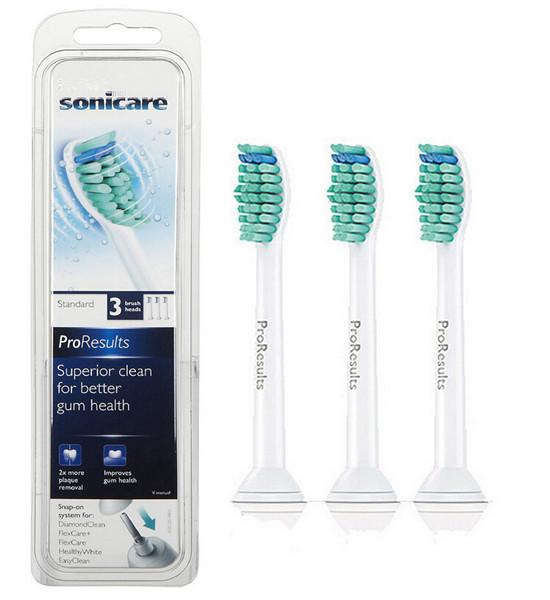 6pcs/lot hx6013 electric toothbrush ultrasonic Replacement Brush Heads For Philips Sonicare ProResults HX6013 toothbrush heads (3pcs=1pack)