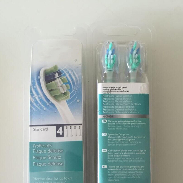 Toothbrush Heads Pro Results Standard 4 brush heads HX9034 HX9024 new Standard toothbrush head DHL free