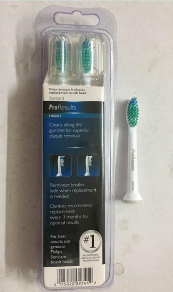 Sonicare Toothbrush Head packaging electric ultrasonic Replacement Heads For Phili Sonicare ProResults HX6013 Standard toothbrush head