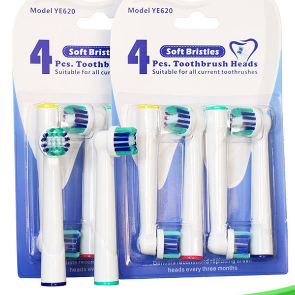 Adult Electric Toothbrush Heads Replacements Value Packs Compactible Oral Care Toothbrushes Head Customized Packaging Customize Logo