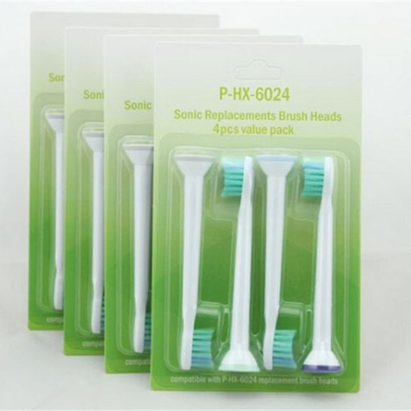 HX6024 P-HX-6024 Sonic Electric Toothbrush Replacement Heads Oral Hygiene Clean For Philips Sonicare Tooth Brush Compact Soft Bristles