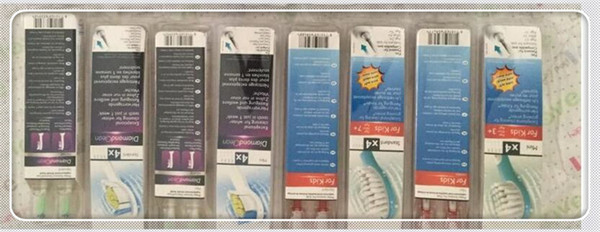 100pack(400pcs) Sonicare Toothbrush Head packaging electric ultrasonic Sonicare ProResults HX6024 HX6034 HX6044 HX6064 HX6074 for Acoustic