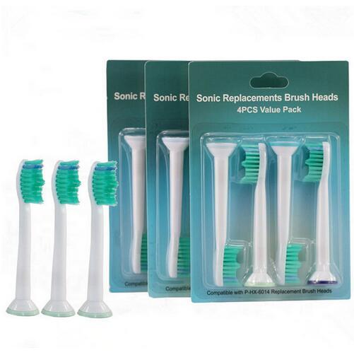 4Pcs/set Electric Toothbrush Head Replacement Heads Fits for Philips Sonicare P-HX-6014/HX6014 Tooth Brush Oral Hygiene