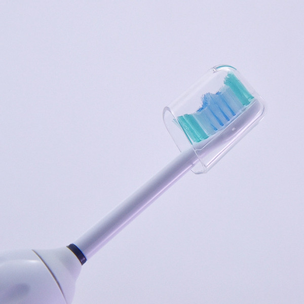 Sonic Replacement Brush Heads With Caps HX7001 Compatible Heads Mit Clear Caps for Sonicare Toothbrushes Oral Hygiene Blue Indicator Bristle