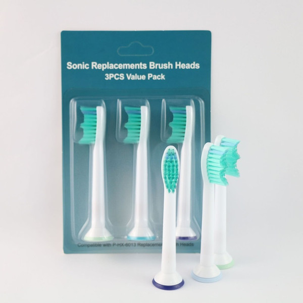 HX6013 Generic Electric Sonic Replacement Brush Heads Fits For Philips Sonicare Toothbrush Heads Proresults DHL Free