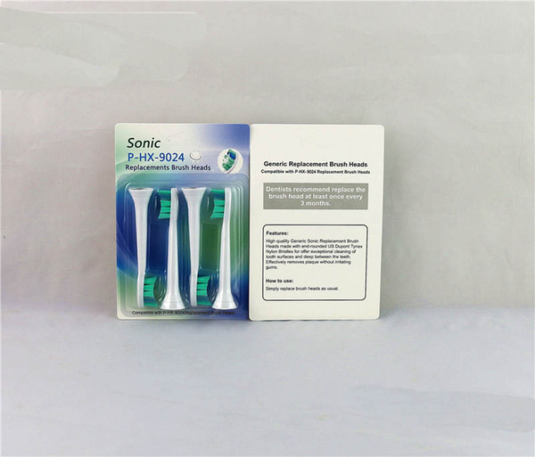 customized 4 pcs per pack Manufacturer Direct Sale Professional High Quality Replacement Electric Toothbrush Head HX9024