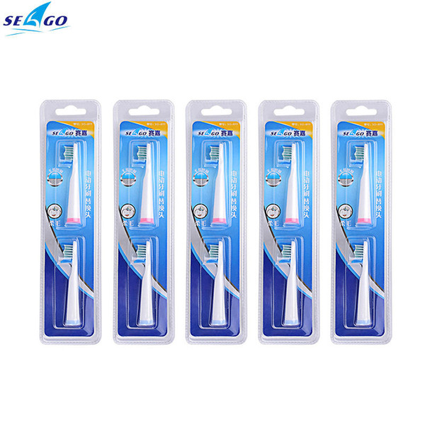 tooth brush heads replacement 5 pcs DuPont Bristles Seago Clean Replacement Tooth Brush Heads for -610 / SG-E8 / SG-909 Care