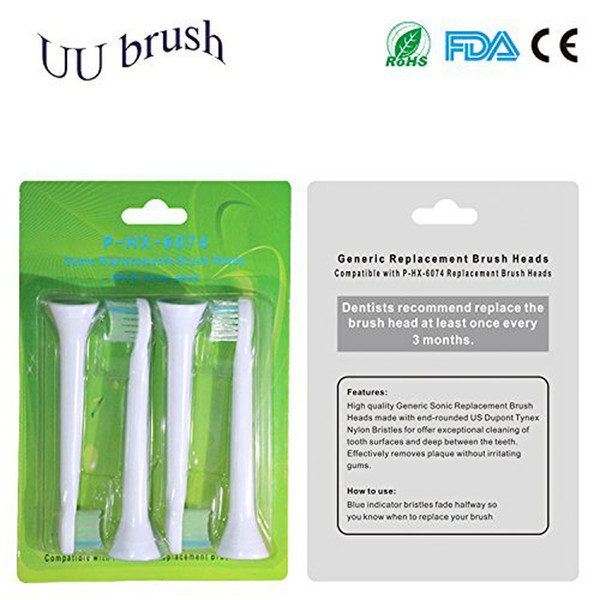 Sonicare Toothbrush Head packaging electric ultrasonic Sonicare ProResults HX6014 HX6024 HX6034 HX6044 HX6064 HX6074 fast by DHL 2018 good