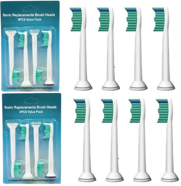 High Quality Sonic Toothbrush Heads Sonicare Compatible HX6014 HX6013 HX6011 Brush Heads Replacement 4pcs/pack 8000pcs