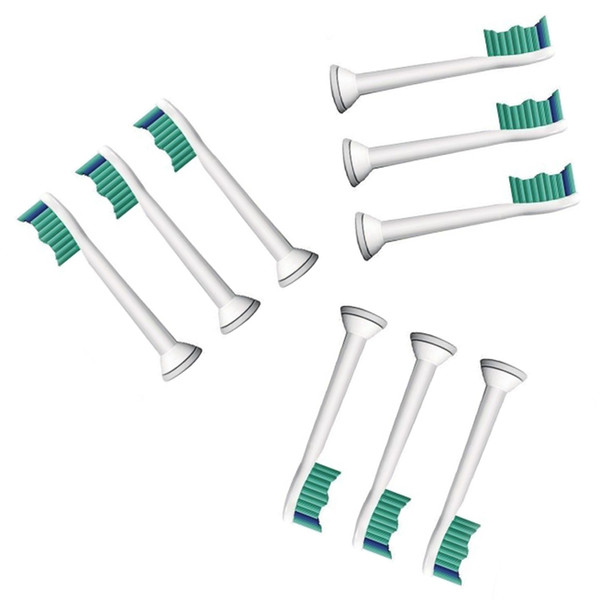 9 PCS ProResults toothbrush heads for Philips Sonicare FlexCare Platinum HX9172