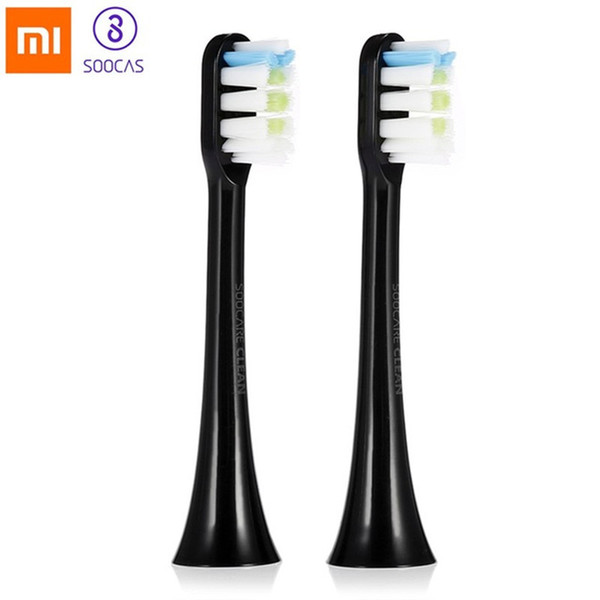 Original Xiaomi Soocare Heads 2PCS Ultrasonic 3D cambered Type for Soocas X3 Electric Toothbrush C18122901