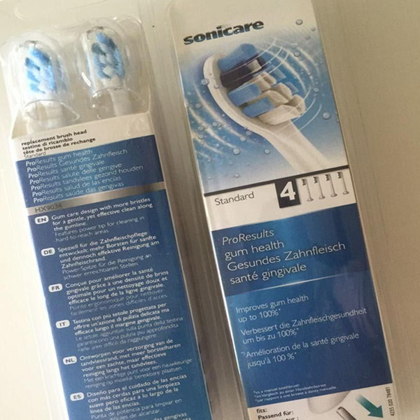 Sonicare Toothbrush Heads Pro Results Standard 4 brush heads HX9034 HX9024 new Standard toothbrush head good for retail