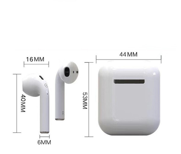 Highest quality LK-TE8 Wireless Bluetooth Headphones Earbuds Earphones with Charging Box Bluetooth Earbuds for iPhone X IOS