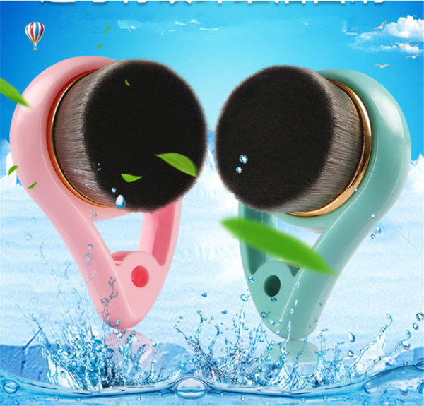 Hand Wash Super Soft Blackhead Remover Face Brush Comma Facial Cleaning Brush Soft Wool Washing Face Washing Cleansing Makeup Brushes DHL F