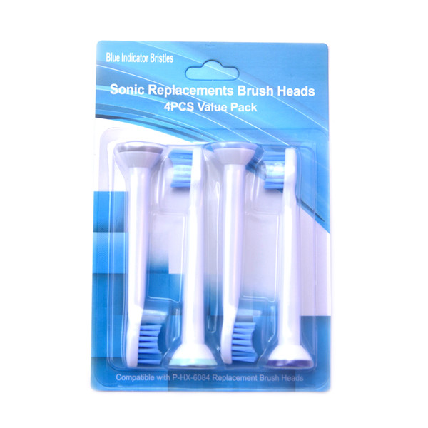 New P-HX-6084 HX6084 Sonic Toothbrush Replacement Heads Oral Hygiene Clean Free Shipping