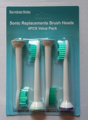 4Pcs Toothbrush Head Electric Toothbrush Tooth brush Replacement Heads Fits for Philips Sonicare P-HX-6014/HX6014 Hygiene