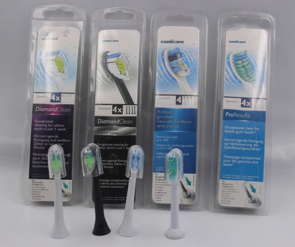 News HX6064 Electric Ultrasonic Toothbrush Heads ProResults Hx6014 hx9034 HX6064/33 Replacment toothbrush heads for Sonicare DiamondClean