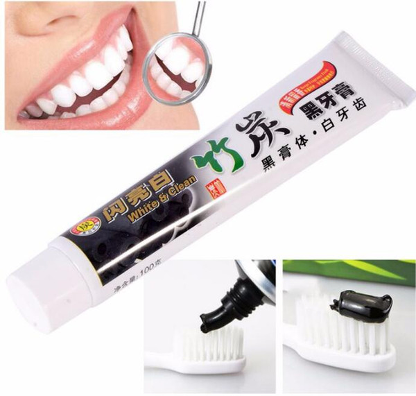 charcoal toothpaste whitening black tooth paste bamboo charcoal toothpaste oral hygiene tooth paste toothpaste 100g KKA2007