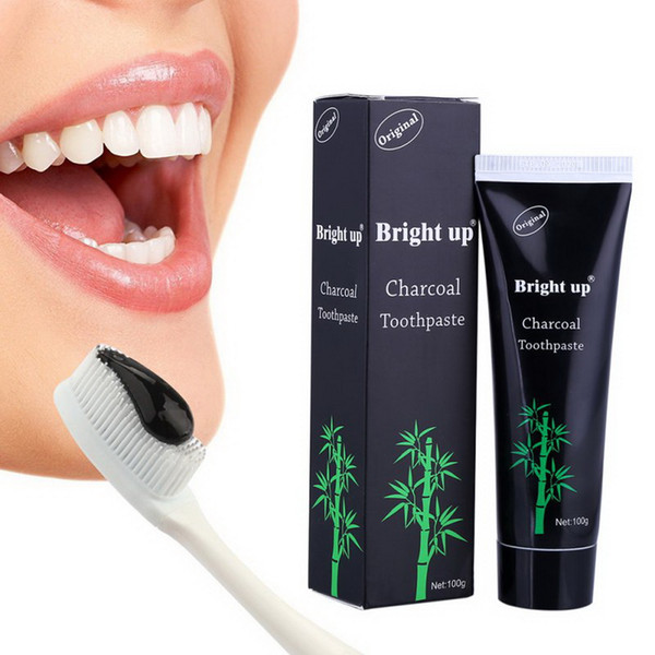 2018 new 100 grams of active charcoal whitening toothpaste global hot Mint Flavor Oral Care Black Toothpaste Global Free Shipping