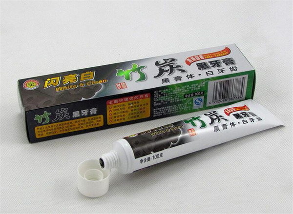 2017 hot High Quality toothpaste charcoal toothpaste whitening black tooth paste bamboo charcoal toothpaste oral hygiene tooth past