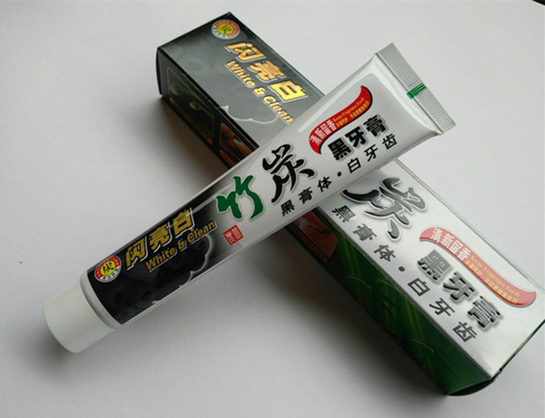 Drop Shipping new charcoal toothpaste whitening black tooth paste bamboo charcoal toothpaste oral hygiene tooth paste