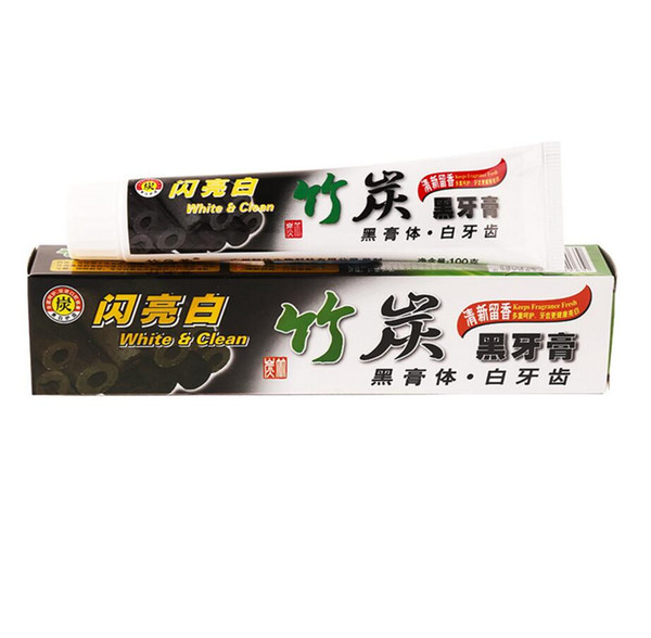 100g Pro Bamboo Charcoal Toothpaste Teeth Whitening Remove Dental Stains Black Toothpaste For Oral care health