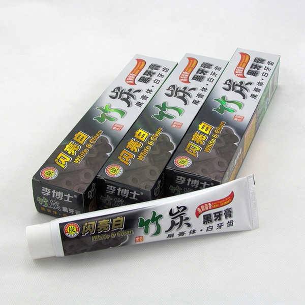 High Quality Best charcoal toothpaste whitening black toothpaste bamboo charcoal toothpaste oral hygiene tooth paste free shipping