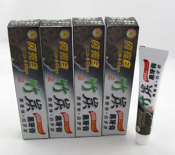 2018 hot sales 1000Pcs High Quality 100g Charcoal Toothpaste Black Tooth Paste Bamboo Charcoal Toothpaste Oral Hygiene Product