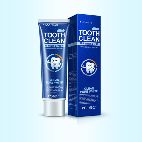 Free shipping 120g refresh and teeth stain removal mint toothpaste fresh odor protect and strong tooth