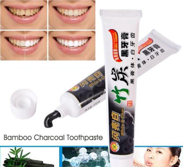 2017 hot High Quality toothpaste charcoal toothpaste black tooth paste bamboo charcoal toothpaste oral hygiene tooth paste