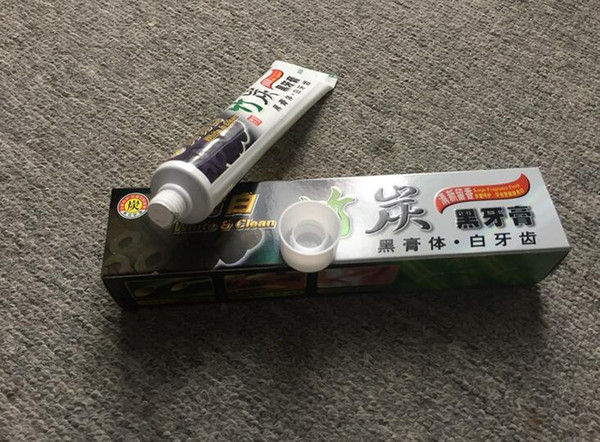 2017 new High Quality toothpaste charcoal toothpaste whitening black tooth paste bamboo charcoal toothpaste oral hygiene tooth paste