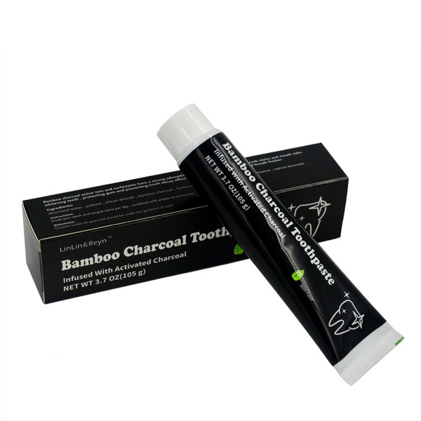 2018 105g Oral Hygiene Toothpaste Whitening Teeth Women Tooth Paste Black Bamboo Charcoal Toothpaste High Quality Free Shipping