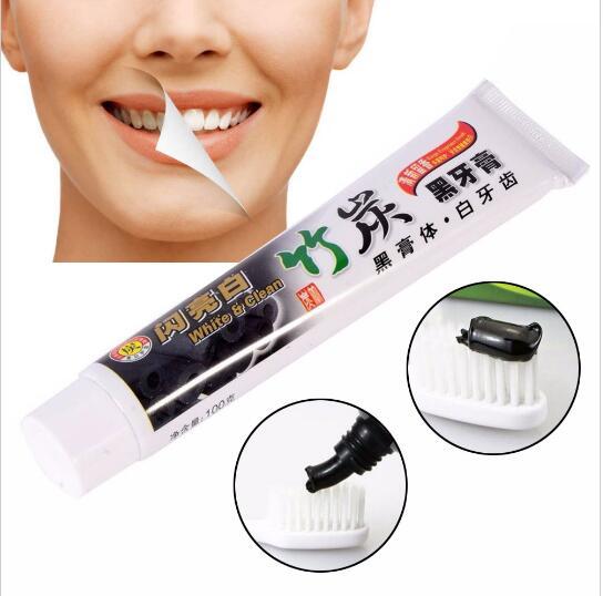 charcoal toothpaste whitening black tooth paste bamboo charcoal toothpaste Teeth Care Accessory oral hygiene tooth paste KKA2007